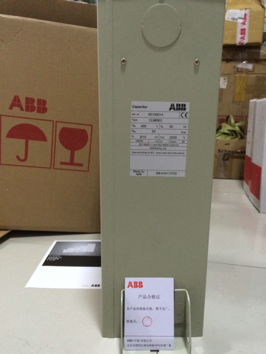 ABB电容器CLMD63/60.8 KVAR 480V 50Hz