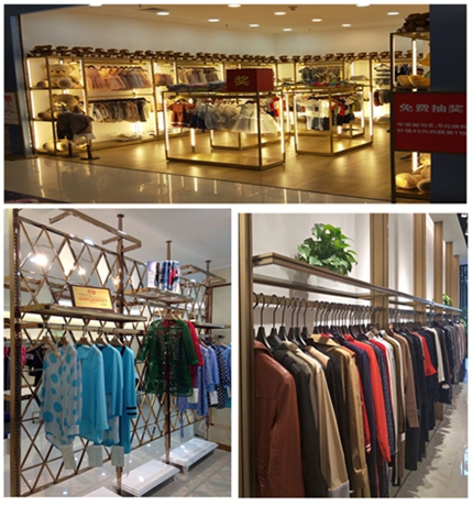 广东服装店展示衣架哪家好_吉林货架服装店  