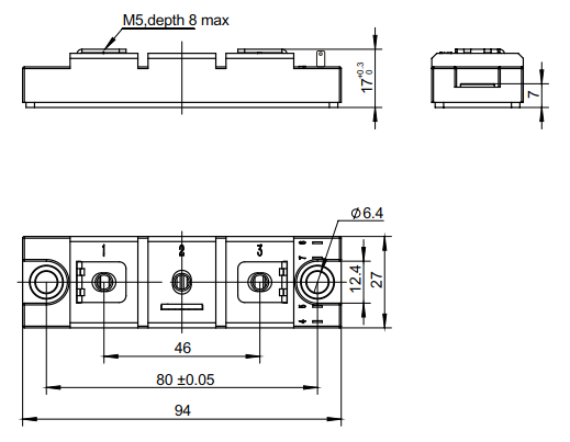 1360A100VMOSģװμߴ