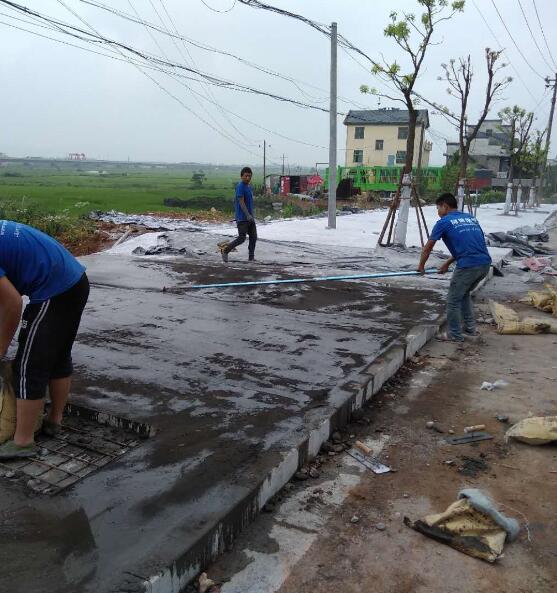 益阳压花地坪施工方便