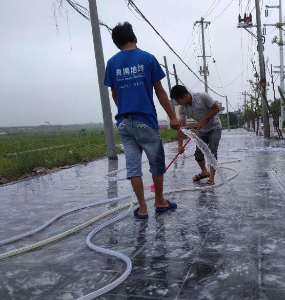 河池压花地坪工程价格