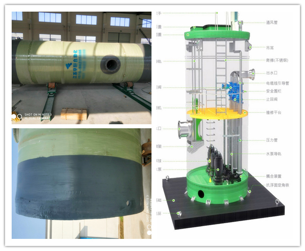 朔州地埋式污水提升泵站发货现场发货