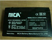 MCA蓄电池FC12-40 12V40AH报价参数
