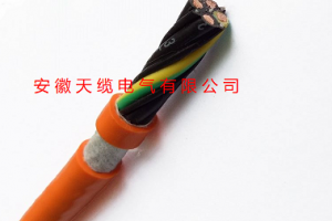 高柔性拖链电缆屏蔽双护套型 聚氨酯耐磨双护套屏蔽拖链电缆 