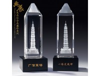 大厦3维立体内雕摆件，保定制作大厦竣工仪式纪念品工厂