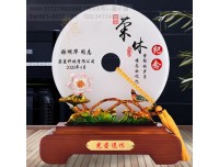 成都定做荣休礼品，光荣退休纪念，玉石商务礼品供应工厂