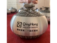 西安荣休实用礼品，送退休领导的纪念品，锡制茶叶罐定做