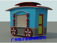 美食街售卖亭 景区小吃车 宁波广场售卖摊亭