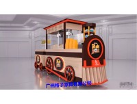 火车造型售卖亭 商业街售卖车 步行街餐饮摊亭
