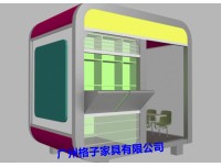 仿古售卖亭 古典餐饮花车 中国风造型售卖车
