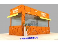 广场美食亭 广场移动售卖屋 广场餐饮小吃车