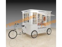 苏州游乐园美食亭 商业街餐饮花车 户外移动奶茶摊亭