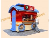 芜湖景区售货亭 步行街小吃美食车 广场饮料商品花车
