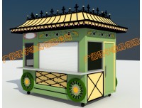 芜湖游乐园售卖亭 广场移动餐饮花车