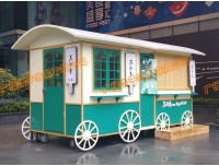 宿州商业街售卖亭 游乐园卡通餐车 景区仿古小卖部