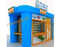 郑州主题公园售卖亭 游乐园卡通小卖部 景区美食小吃花车