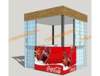 游乐园玩具饰品展示花车 商业街美食小吃亭 广场移动式商铺