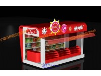 三门峡美食街贩卖屋 景区移动小吃亭 商业街卡通售卖车