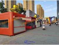 荆州景区商品零售花车 海边美食餐饮摊亭 游乐园卡通售票亭