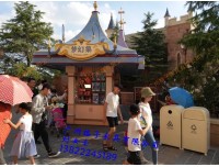 宜昌美食街售货亭 景区仿古餐饮花车 欧式风格驿站岗亭
